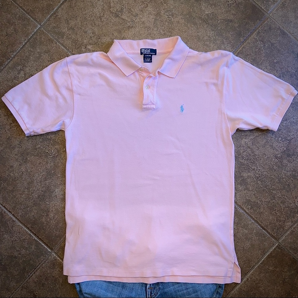 GUC - Polo Ralph Lauren Pink Polo Shirt - Picture 2 of 7